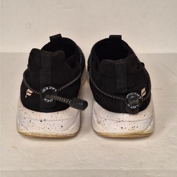 Fabletics Womens Zuma Studio Sneaker II 10 Black White Slip On Mesh Athletic - Picture 4 of 8